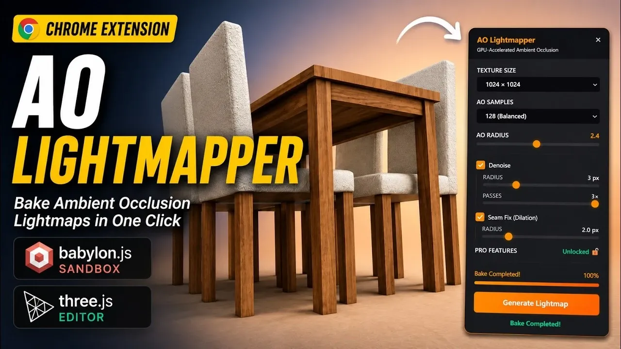 Quick AO Lightmapper