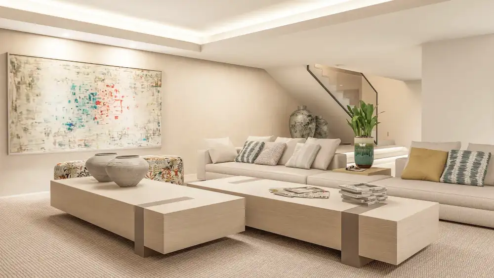 Interior moderno render